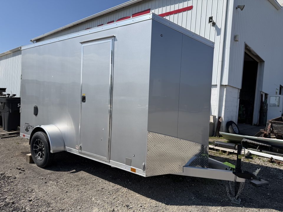 New NEW 2026 ATC 6x12 V-Nose "STo300” Aluminum Enclosed Cargo Trailer w/ Ramp (Scratch & Dent)