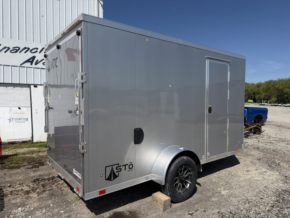 New NEW 2026 ATC 6x12 V-Nose "STo300” Aluminum Enclosed Cargo Trailer w/ Ramp (Scratch & Dent)