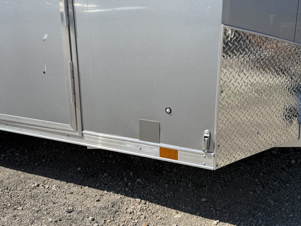 New NEW 2026 ATC 6x12 V-Nose "STo300” Aluminum Enclosed Cargo Trailer w/ Ramp (Scratch & Dent)
