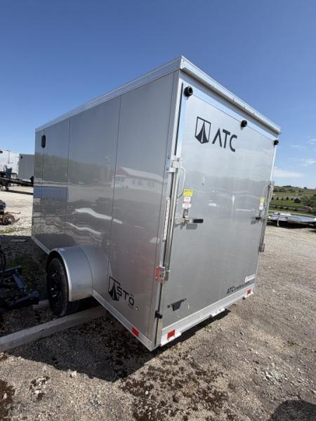 New NEW 2026 ATC 6x12 V-Nose "STo300” Aluminum Enclosed Cargo Trailer w/ Ramp (Scratch & Dent)