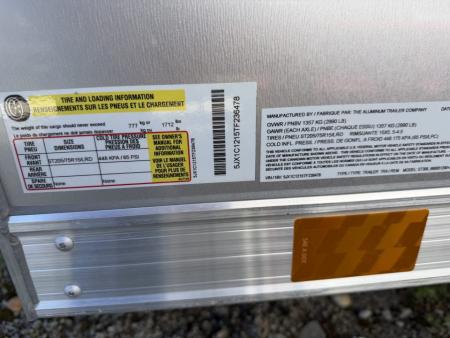 New NEW 2026 ATC 6x12 V-Nose "STo300” Aluminum Enclosed Cargo Trailer w/ Ramp (Scratch & Dent)