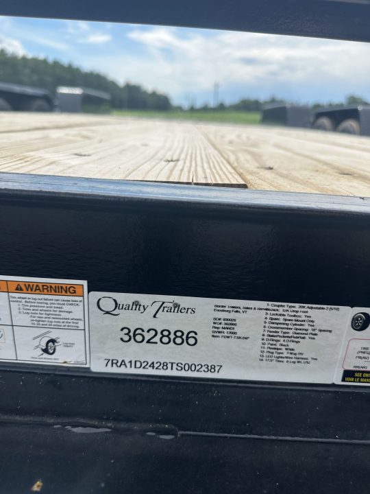 New 2026 Quality Trailers Pro-WT Tilt Trailer