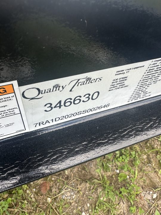 New 2025 Quality Trailers NA Equipment Trailer