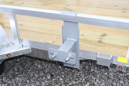 New 2026 H & H 5' x 8' Aluminum Utility Trailer - BiFold Ramp - 2990# GVW