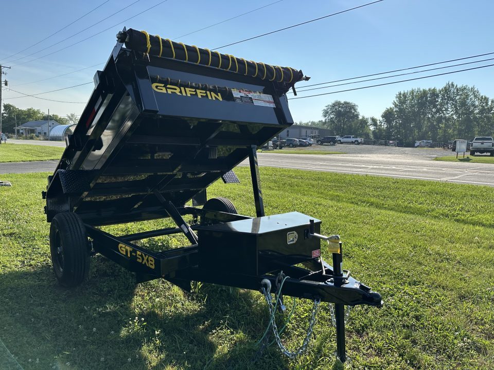 New 2026 Griffin 5x8 GT508 Dump Trailer