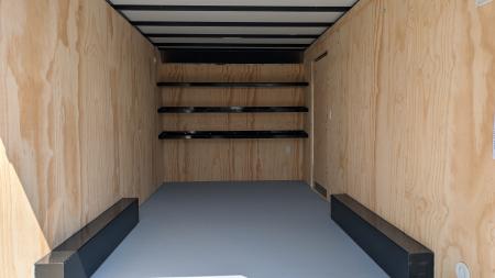 New 2026 Car Mate 8x16 HD Custom Contractor Trailer w/ RAMP DOOR (9990# GVW)