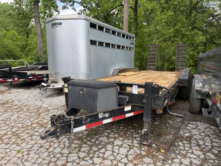 New 2024 P & T Trailers 21K 82X19+3 3 AXLE Equipment Trailer