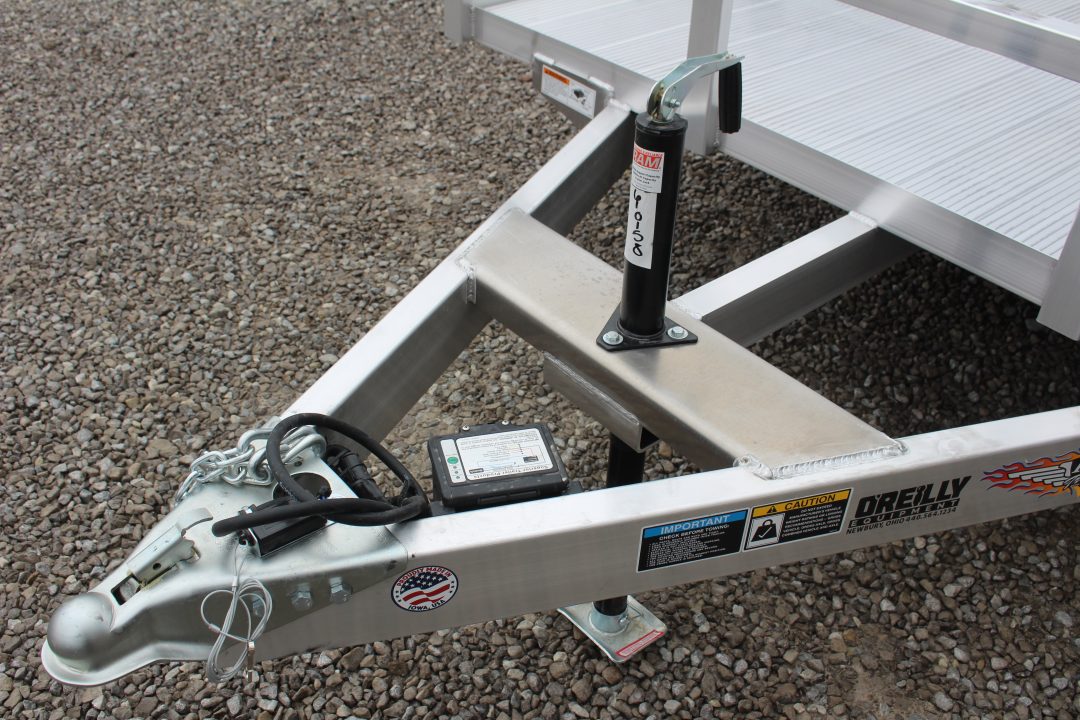 New 2026 H & H 6' 10" x 16' Aluminum Utility Trailer - BiFold Ramp - 7000# GVW