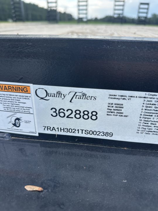 New 2026 Quality Trailers HP-PRO Deckover Trailer