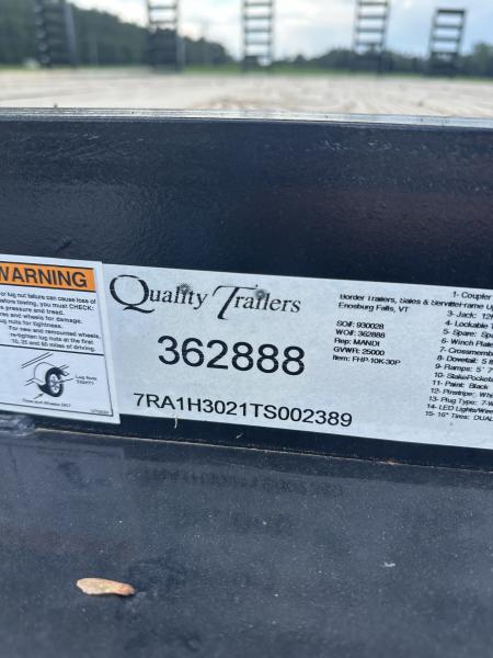 New 2026 Quality Trailers HP-PRO Deckover Trailer