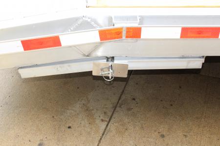 New 2026 H & H Trailer 7' x 20' Heavy Duty Aluminum Car Hauler - Slide In Ramps - 9900# GVW