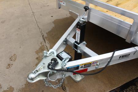 New 2026 H & H Trailer 7' x 20' Heavy Duty Aluminum Car Hauler - Slide In Ramps - 9900# GVW