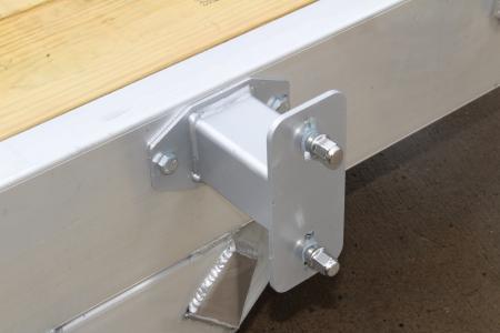 New 2026 H & H Trailer 7' x 20' Heavy Duty Aluminum Car Hauler - Slide In Ramps - 9900# GVW