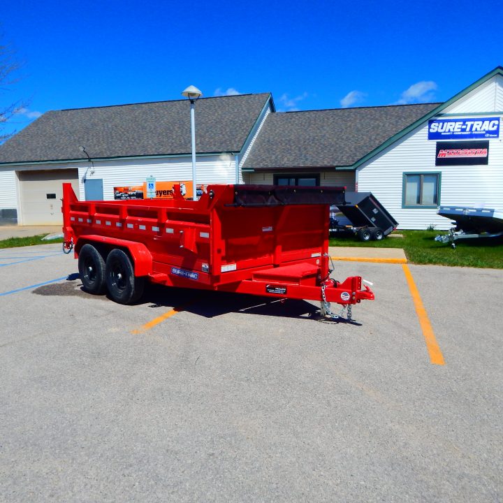 New 2026 Sure-Trac 7x12 12k Scissor Dump Dump Trailer