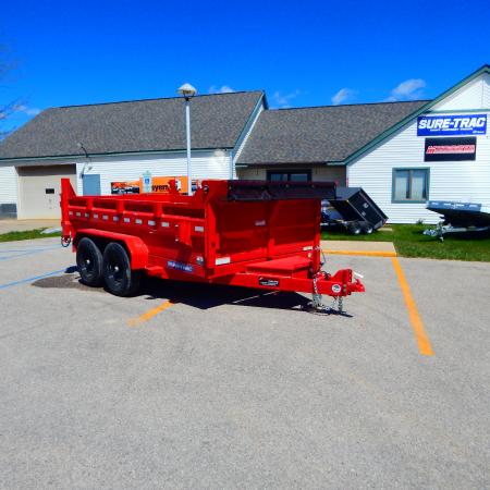 New 2026 Sure-Trac 7x12 12k Scissor Dump Dump Trailer