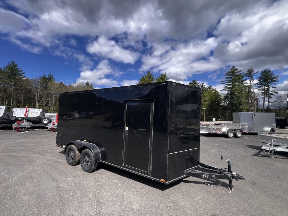 New 2026 Panther Cargo 7x16 +2ft V-Nose /.080 Polycore /Blackout Package/ Ext. Tongue/ 7' Interior Height - 7000 GVW