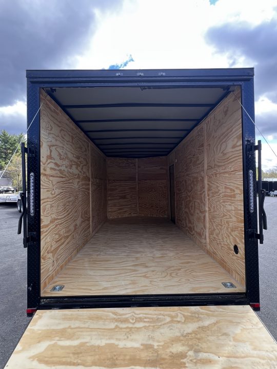 New 2026 Panther Cargo 7x16 +2ft V-Nose /.080 Polycore /Blackout Package/ Ext. Tongue/ 7' Interior Height - 7000 GVW