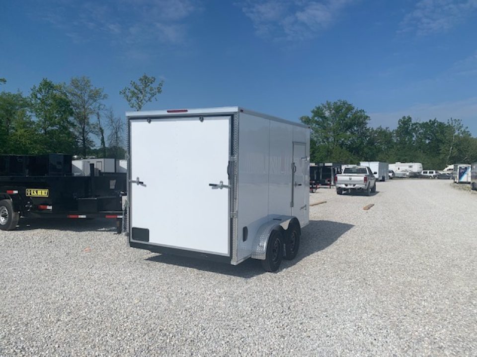 New 2026 Mammoth 7x12 TA, 7' interior height, 3.5k axles, .080 polycore Cargo / Enclosed Trailer