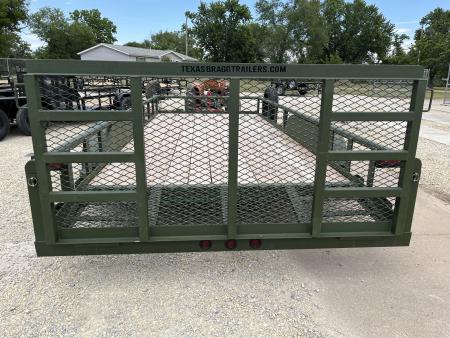 New 2025 Texas Bragg Trailers 83"x18' Dovetail Utility Trailer