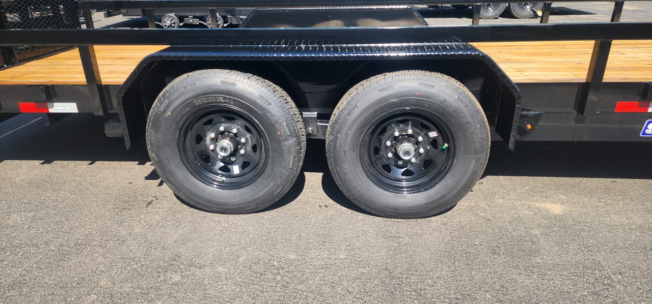 New 7x 20 Sure-Trac HD Tube Top Utility Trailer 14k