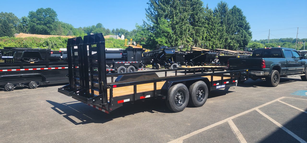 New 7x 20 Sure-Trac HD Tube Top Utility Trailer 14k