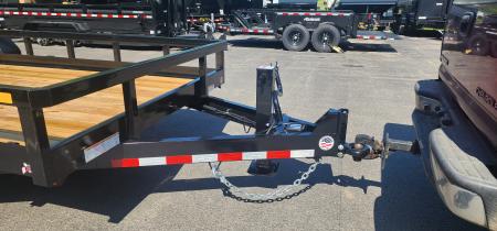 New 7x 20 Sure-Trac HD Tube Top Utility Trailer 14k