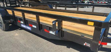 New 7x 20 Sure-Trac HD Tube Top Utility Trailer 14k