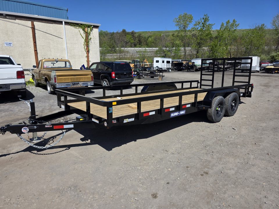 New 2026 Sure-Trac 7X20 10K - TUBE TOP Utility Trailer