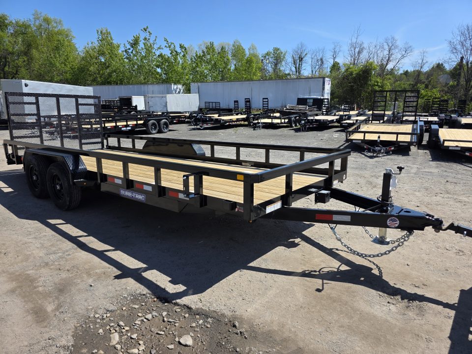 New 2026 Sure-Trac 7X20 10K - TUBE TOP Utility Trailer