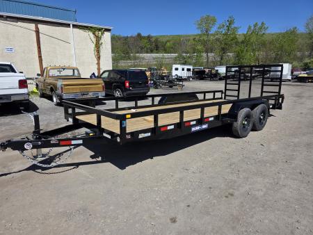 New 2026 Sure-Trac 7X20 10K - TUBE TOP Utility Trailer
