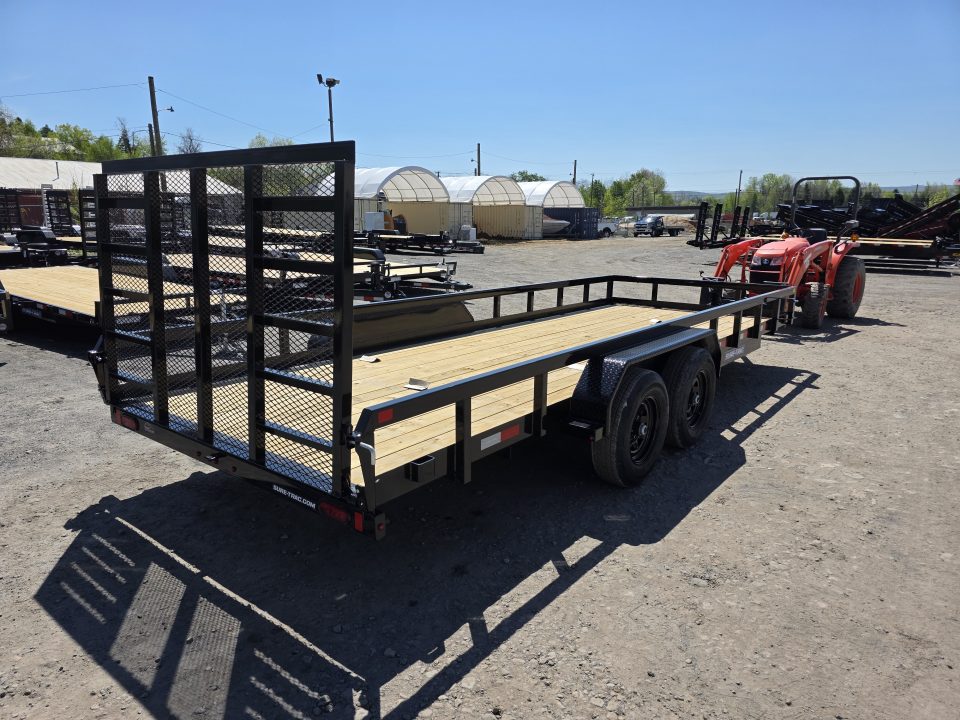 New 2026 Sure-Trac 7X20 10K - TUBE TOP Utility Trailer