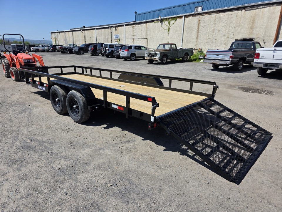 New 2026 Sure-Trac 7X20 10K - TUBE TOP Utility Trailer