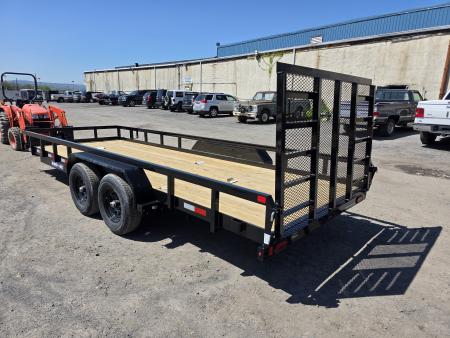 New 2026 Sure-Trac 7X20 10K - TUBE TOP Utility Trailer