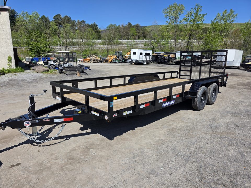 New 2026 Sure-Trac 7X20 10K - TUBE TOP Utility Trailer