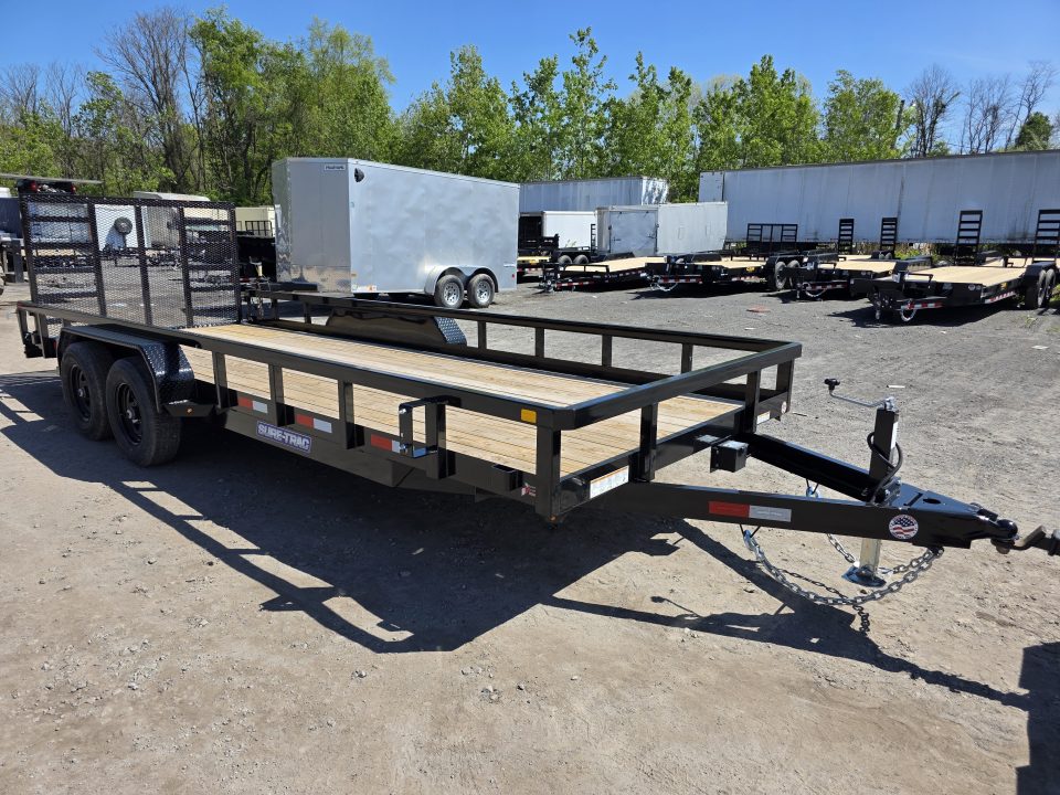 New 2026 Sure-Trac 7X20 10K - TUBE TOP Utility Trailer