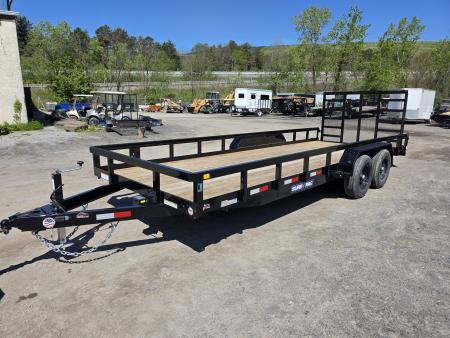 New 2026 Sure-Trac 7X20 10K - TUBE TOP Utility Trailer