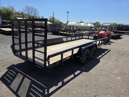 New 2026 Sure-Trac 7X20 10K - TUBE TOP Utility Trailer
