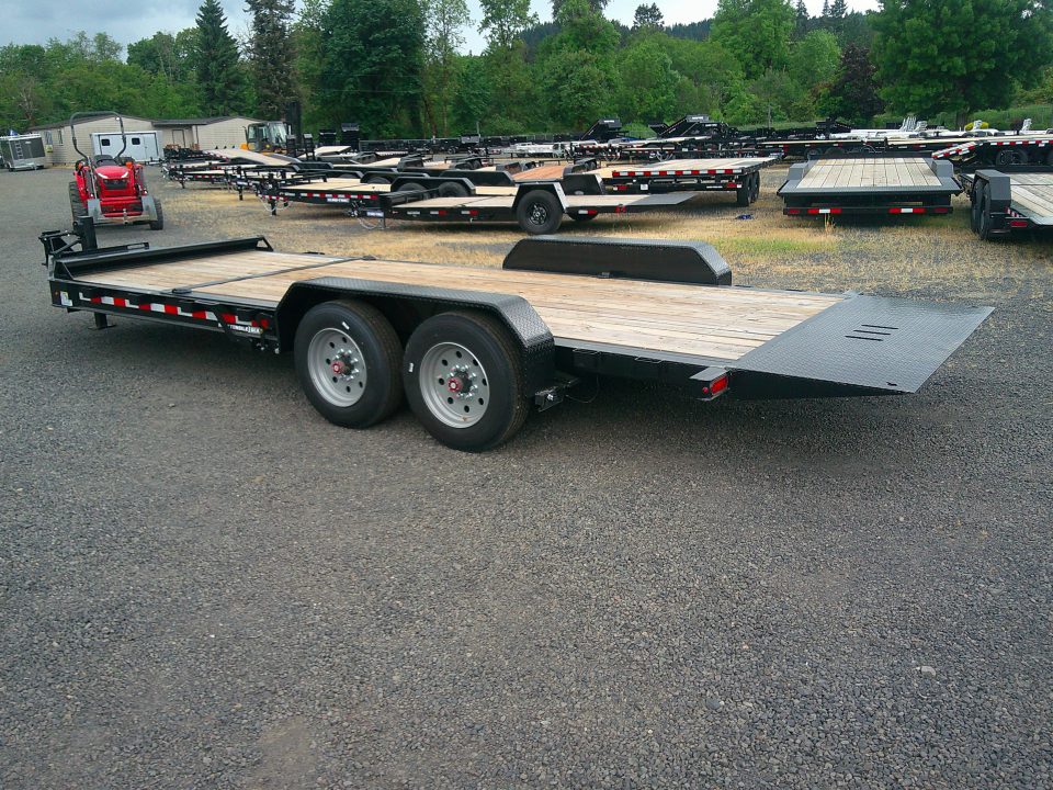 New 2025 Sure-Trac 7x16+4 17.6K Equipment Trailer