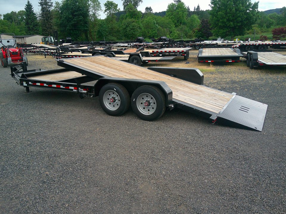 New 2025 Sure-Trac 7x16+4 17.6K Equipment Trailer