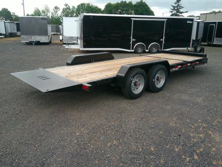 New 2025 Sure-Trac 7x16+4 17.6K Equipment Trailer