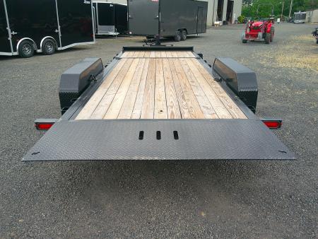 New 2025 Sure-Trac 7x16+4 17.6K Equipment Trailer
