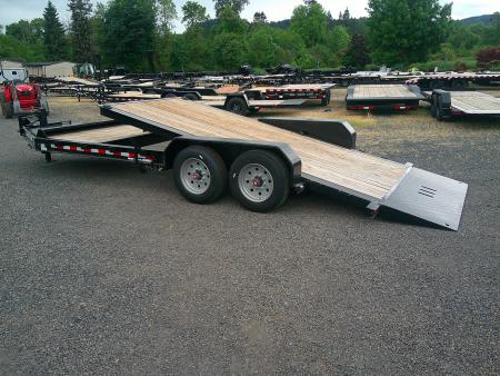 New 2025 Sure-Trac 7x16+4 17.6K Equipment Trailer