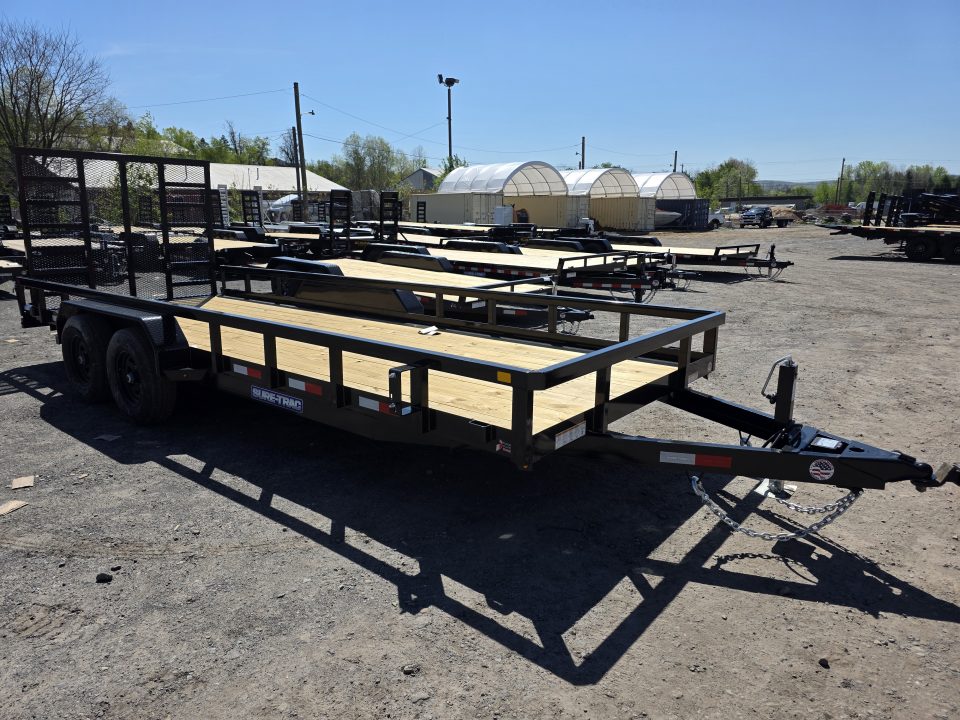 New 2026 Sure-Trac 7X20 10K - TUBE TOP Utility Trailer
