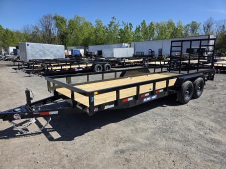 New 2026 Sure-Trac 7X20 10K - TUBE TOP Utility Trailer