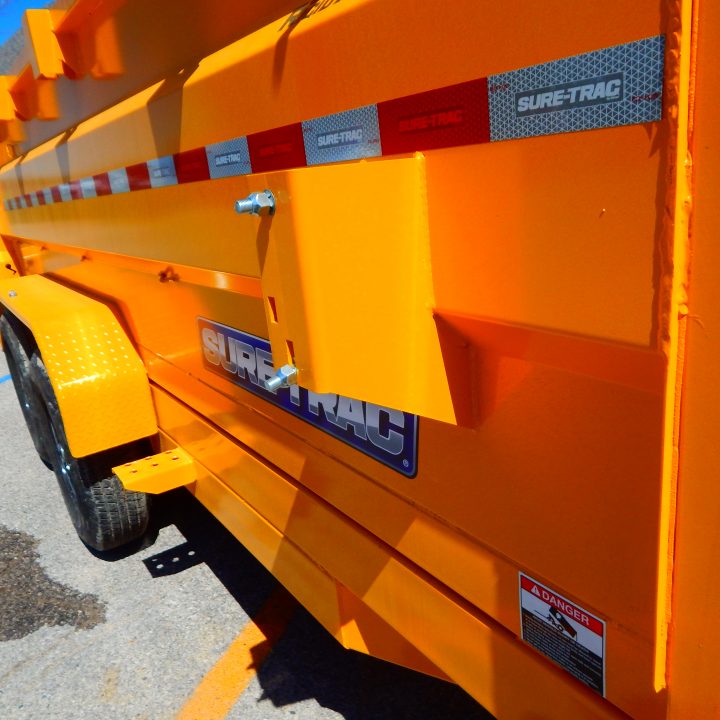 New 2026 Sure-Trac 7x14 14k 3' Side Telescopic Dump Trailer