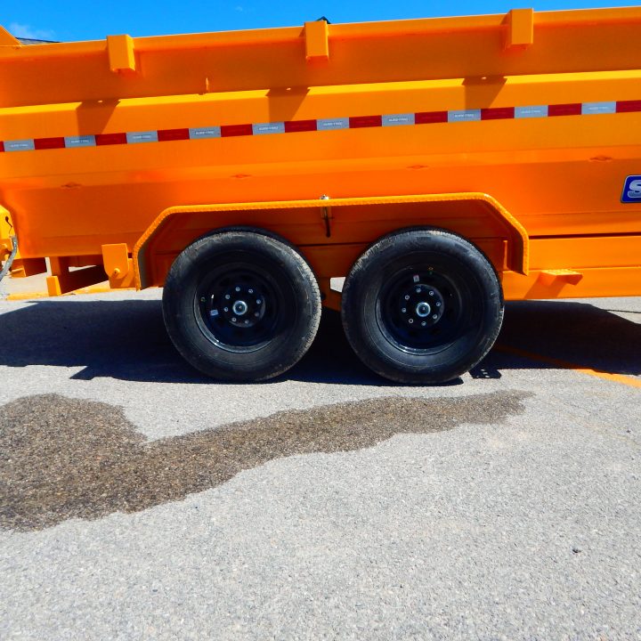 New 2026 Sure-Trac 7x14 14k 3' Side Telescopic Dump Trailer