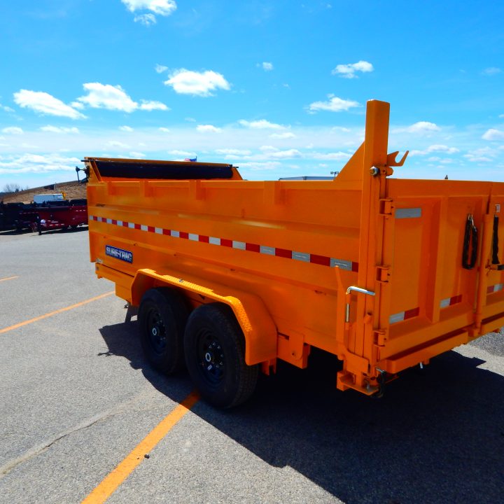 New 2026 Sure-Trac 7x14 14k 3' Side Telescopic Dump Trailer