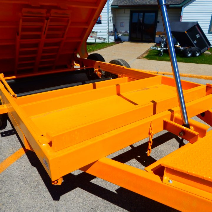 New 2026 Sure-Trac 7x14 14k 3' Side Telescopic Dump Trailer