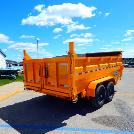 New 2026 Sure-Trac 7x14 14k 3' Side Telescopic Dump Trailer