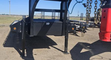 New 2026 PJ Trailers 102" x 32' Low-Pro Flatdeck with Duals & Hydraulic Jacks